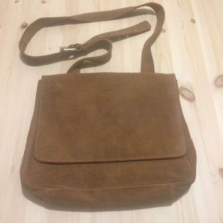 Замшевая мужская сумка