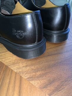 Dr. Martens 1461 чёрные кожаные ботинки дерби