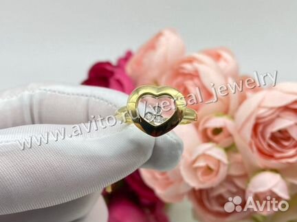 Золотое Кольцо Chopard из золота с бриллиантами