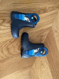 Детские сапоги резиновые Crocs