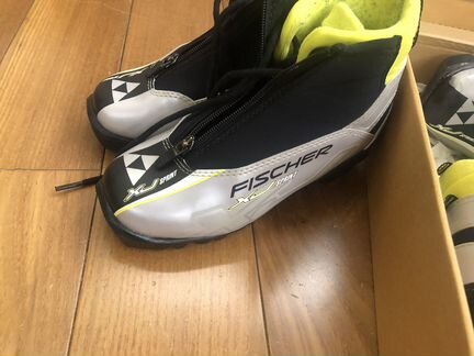 Лыжи детские + палки + ботинки + чехлы