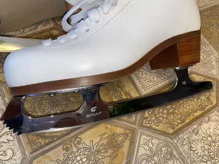 Коньки Graf Etude (белые) новые размер 37