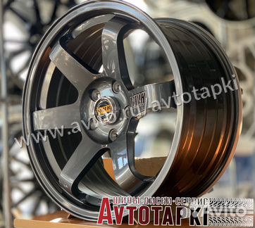 Диски R18 5x108 Work TE37 графит