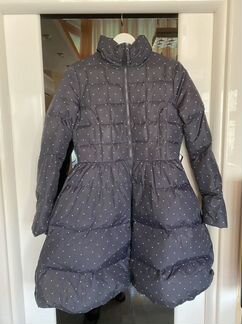 Пуховик в горох темно-синий Befree