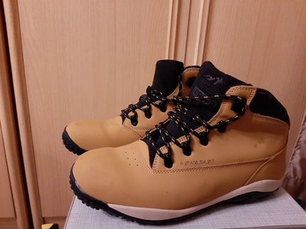 Высокие зимние ботинки cropp кожа новые