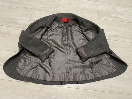 Пиджак (жакет) женский серый