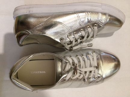 Серебристые Кеды