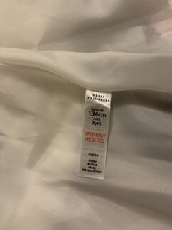 Новогоднее платье для девочки 9 лет. Рост 134