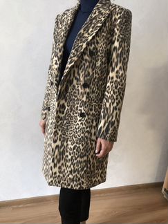 Пальто Claudie Pierlot оригинал новое леопардовое