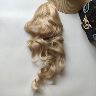 Хвост в оттенке блонд