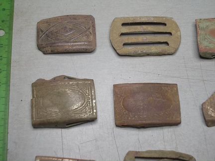 Пряги Пряжки поясные 16 штук Старинные Оригинал