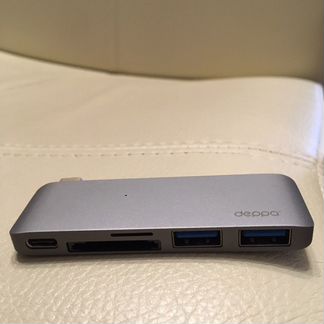 Deppa USB-C адаптер для MacBook 5 in 1