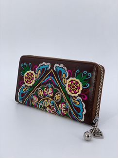 Новый женский кошелек кожа 3 расцветки на молнии