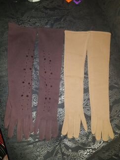 Перчатки длинные