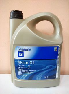 Масло моторное General Motors синтетическое Dexos2