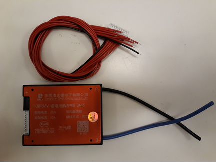 Плата контроля BMS Li-Ion 10s 36V 20A DaLy