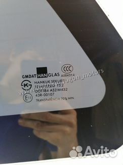 Стекло заднее левое Chevrolet Lacetti универсал