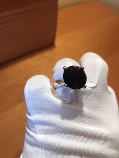 Кольцо с аметистом, датская бижутерия