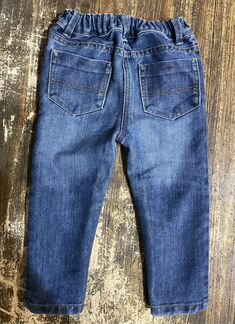 Джинсы + лонгслив + рубашка (100см) 98 размера