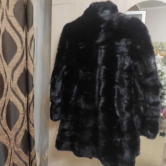 Шуба норковая поперечка 46-48