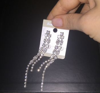 Серьги вечерние