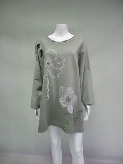 Туника Oversize Intrend 21 Italy хлопок