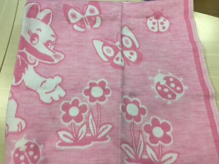 Одеяло детское байковое 100х140