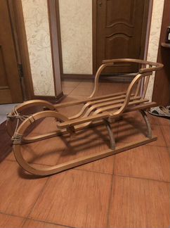 Деревянные детские санки