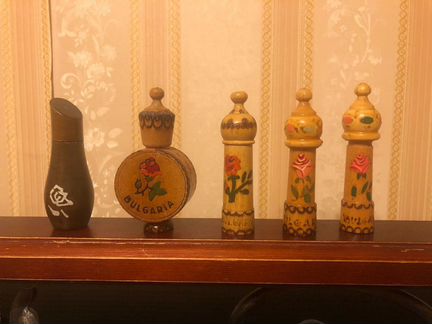 Флаконы деревянные Болгария