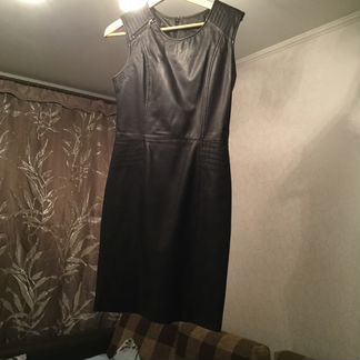 Кожаное платье ikks