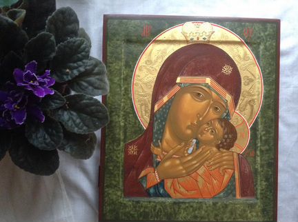 Рукописная Касперовская икона Богородицы