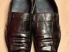 Туфли черные мужские кожа «крокодил» р 42 объявление продам