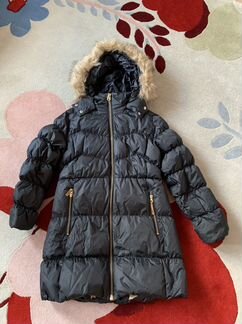 Пальто детское на пуху(ticket) рост134