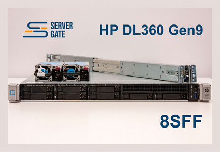 Сервер HP DL360 G9 2x E5-2620v3 64 GB