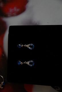 Новый комплект ожерелье, кольцо, серьги