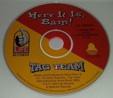 Tag team - Here It Is, Bam - cd - 1994 + Sprite