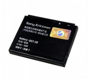 Аккумулятор Sony Ericsson BST-39
