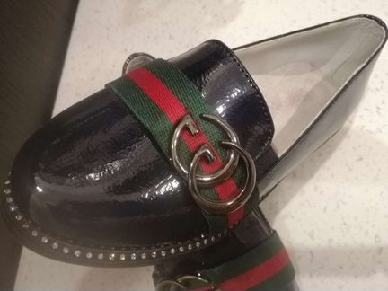 Туфли лаковые Gucci