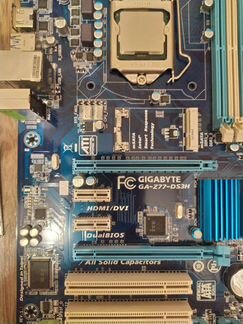 Gigabyte GA-Z77-DS3H + g860 3000Мгц (lga1155)