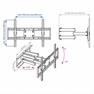 Кронштейн Kromax Optima-409