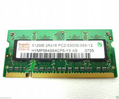 Модуль памяти для ноутбука DDR2 512 MB