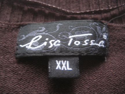 Отличный джемпер Lisa Tossa Голландия р. 52 хлопок