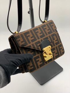 Сумка Fendi клатч тканевый