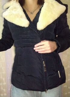 Куртка зимняя с натуральным мехом женская 50р