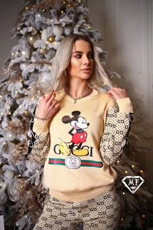 Брендовый трикотажный костюм Gucci