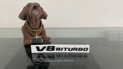 Шильдик V8 Biturbo Mercedes Benz