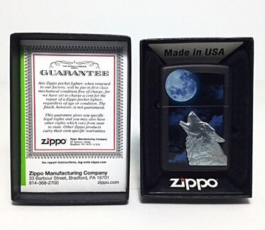 Зажигалка Zippo Wolf and Moon