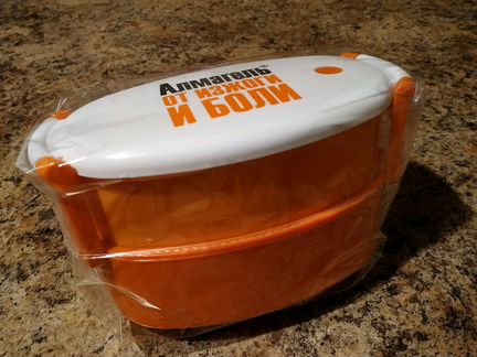 Ланч бокс с двумя контейнерами