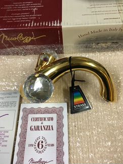 Смеситель для раковины Nicolazzi Золото swarovski