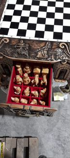 Шахматный стол Битва за Крепость